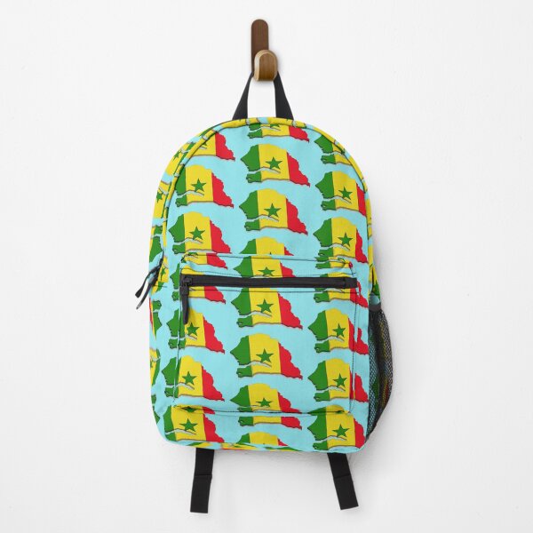 Item preview, Senegal Map With Senegalese Flag designed and sold by Havocgirl.