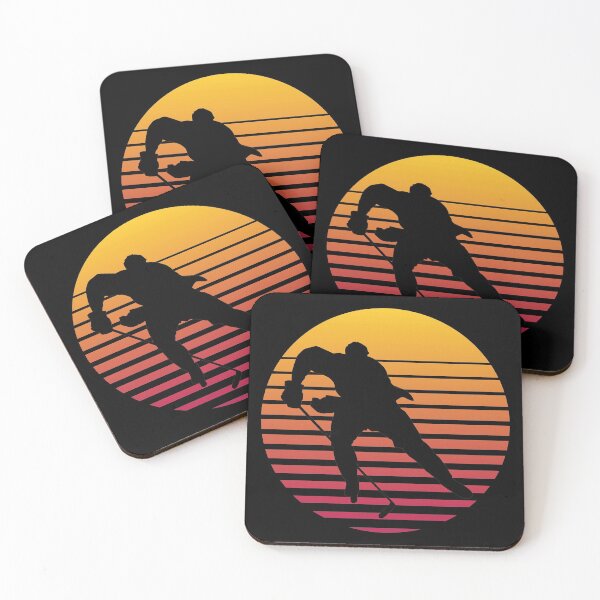 Item preview, Hockey Bubble - Retro Sunset Background designed and sold by Eye on the Blueline.