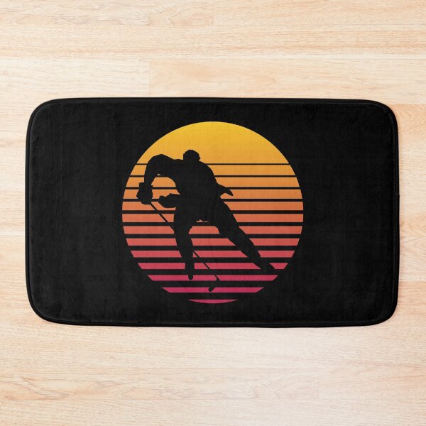 Item preview, Hockey Bubble - Retro Sunset Background designed and sold by Eye on the Blueline.