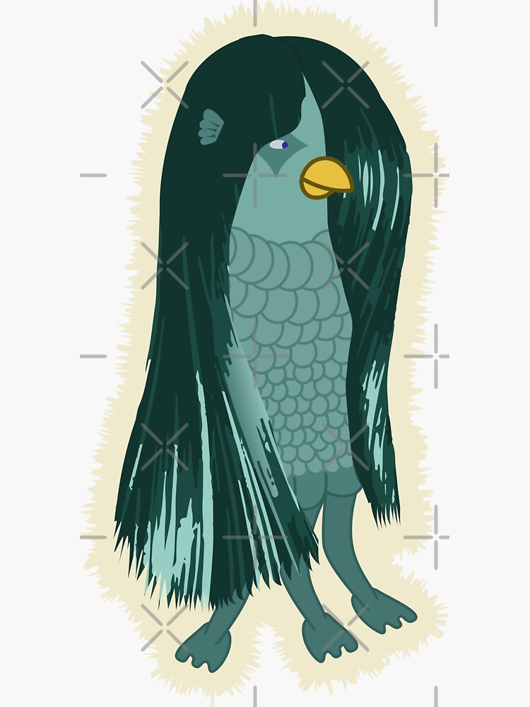 Amabie - Japanese Yokai (Spirit / Legend) by brainthought