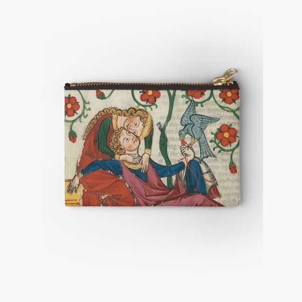 Item preview, Reclining Lovers Medieval Illumination designed and sold by Erin Rado.