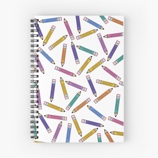 Item preview, Teacher Colored Pencil Pattern with White Background designed and sold by WildeandCo.