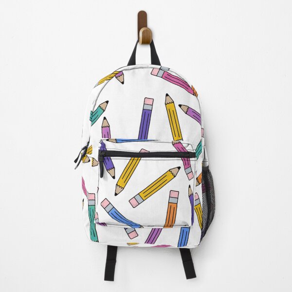 Item preview, Teacher Colored Pencil Pattern with White Background designed and sold by WildeandCo.