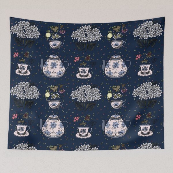 Item preview, Tea Time in Color designed and sold by WyrdandWoven.