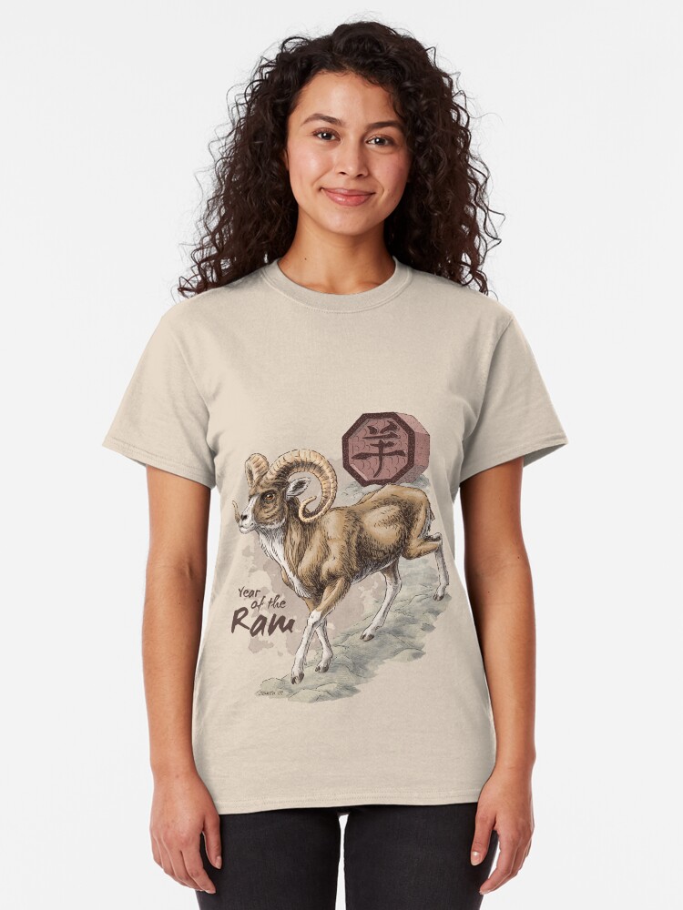 Alternate view of Chinese Zodiac - the Ram Classic T-Shirt