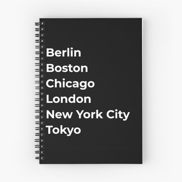 Item preview, World Marathon Majors Cities designed and sold by ericmahoney.