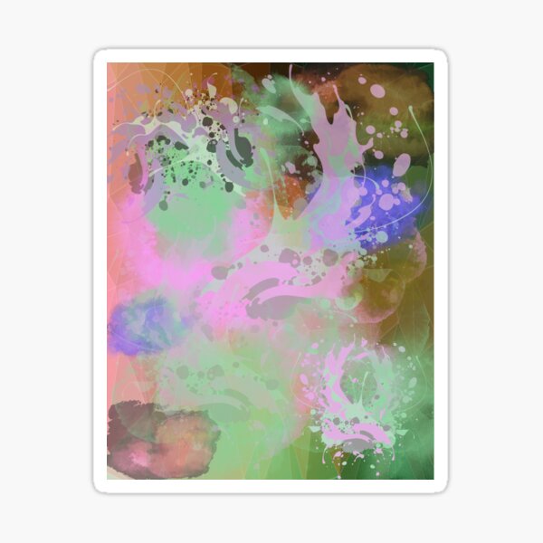 Abstract Art Sticker