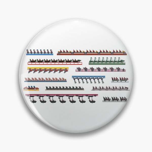 Item preview, Six Flags Magic Mountain Coaster Trains designed and sold by CoasterMerch.