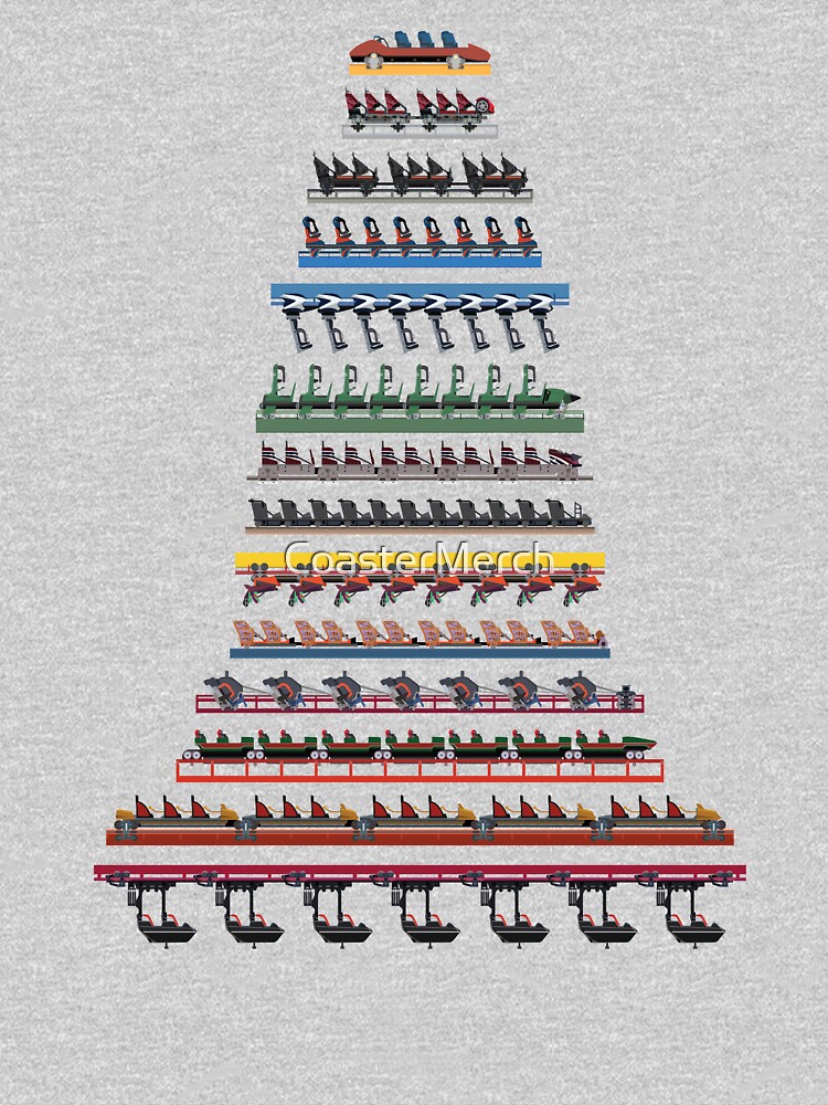 Six Flags Magic Mountain Coaster Trains by CoasterMerch
