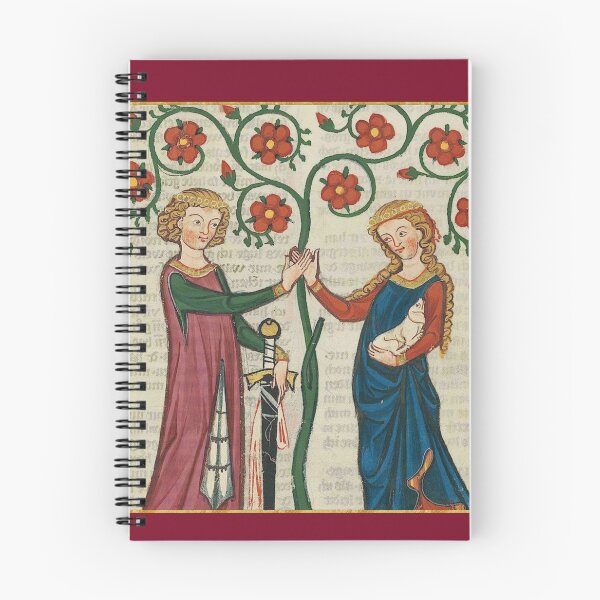 Item preview, Lovers Beneath The Tree Medieval Illumination designed and sold by Erin Rado.