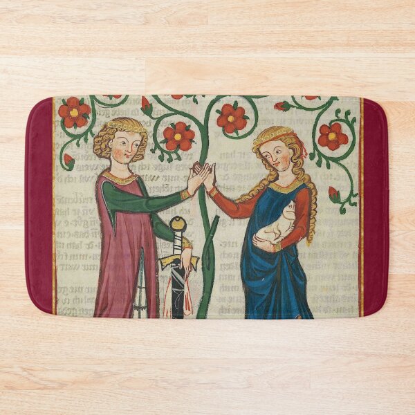 Item preview, Lovers Beneath The Tree Medieval Illumination designed and sold by Erin Rado.