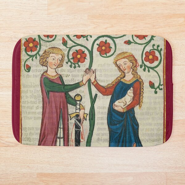 Item preview, Lovers Beneath The Tree Medieval Illumination designed and sold by Erin Rado.