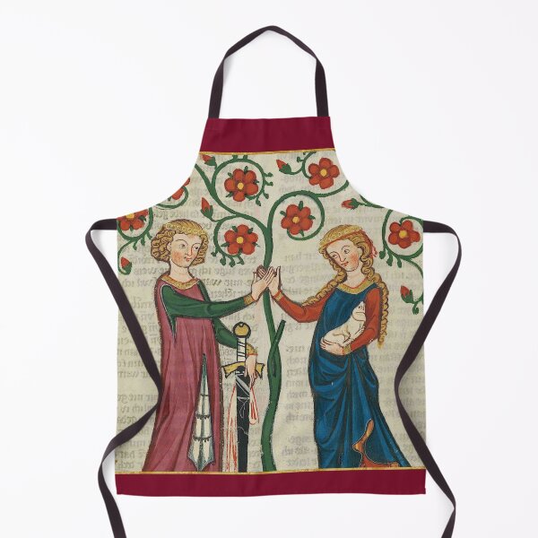 Item preview, Lovers Beneath The Tree Medieval Illumination designed and sold by Erin Rado.