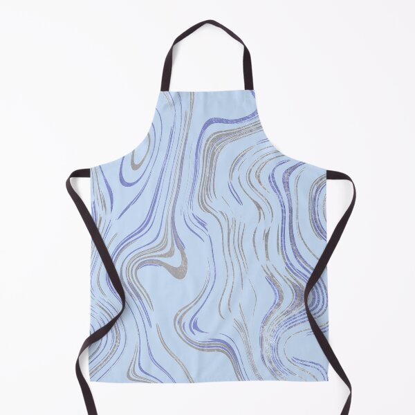 Item preview, Liquid Marble Swirls Blue Silver designed and sold by WisdomInspired.