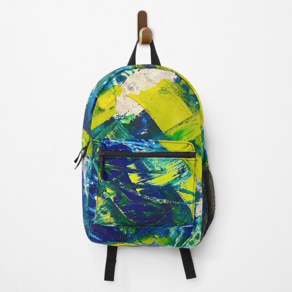 Item preview, Blue and Green Abstract Painting designed and sold by CheyanneBert.