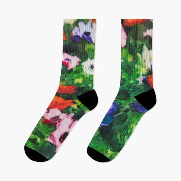 Aperçu de l'œuvre Fleurs peintes dans le style des impressionnistes français créée et vendue par AnnaMelekhina.