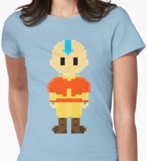 Avatar Last Airbender 8Bit Aang 3nigma Women's Fitted T-Shirt