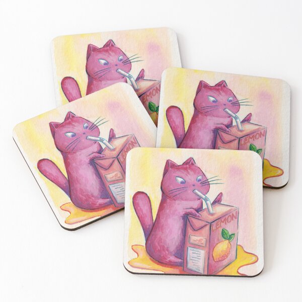 Item preview, Drinking Cat  designed and sold by Jazlynn27.