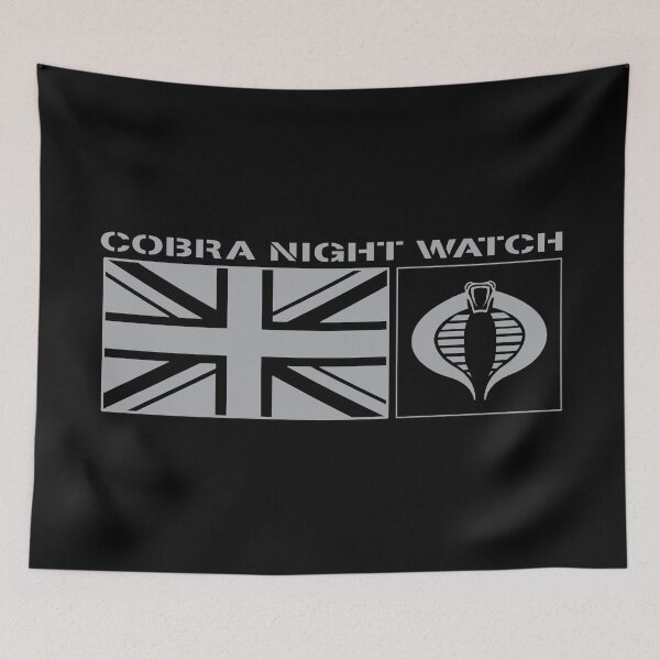 Item preview, Gi Joe Cobra Enemy Night Watch British Flag designed and sold by AJ  Liber.