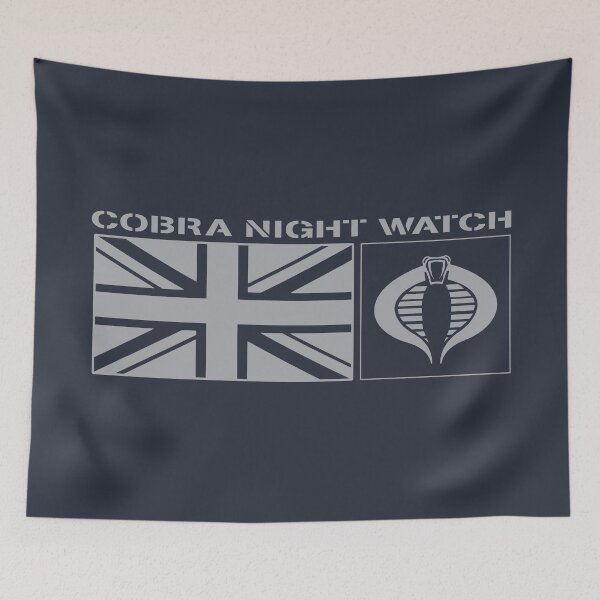 Item preview, Gi Joe Cobra Enemy Night Watch British Flag Logo designed and sold by AJ  Liber.