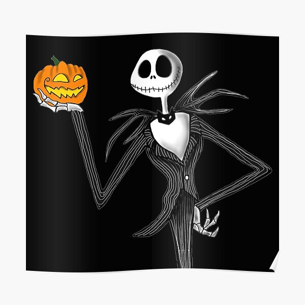 Jack Skellington and his pumpkin Jack Skellington and his pumpkin