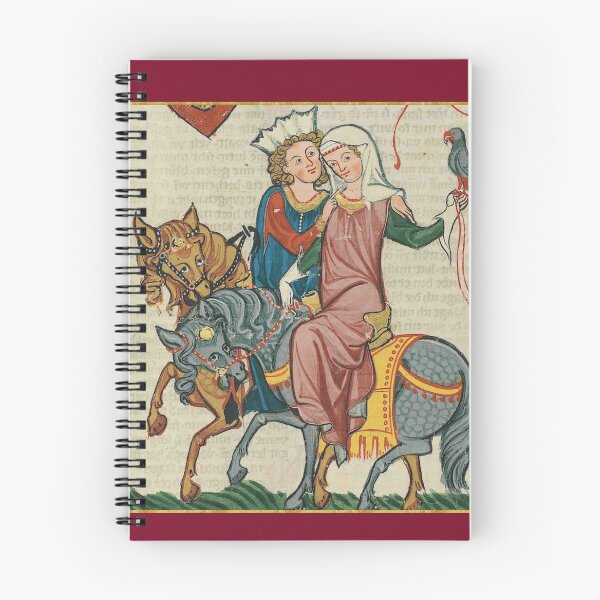 Item preview, The Lord and Lady Hunt Medieval Illumination designed and sold by Erin Rado.