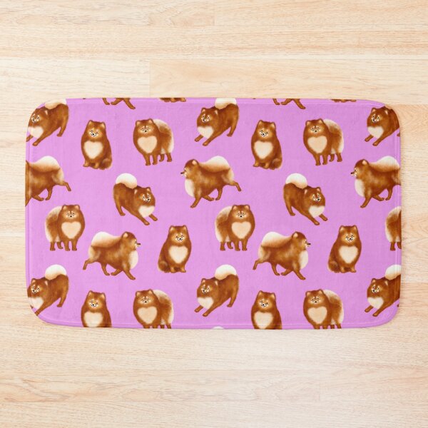 Item preview, Pomeranian Pattern (Lilac Background) designed and sold by illucalliart.
