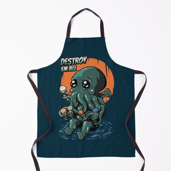 Item preview, The Ice Cream Destroyer - Cute Baby Cthulhu | Necronomicon Lovecraft Funny Kids Mask | Food foodie snack dessert | Tie Dye Backpack (Updated) designed and sold by Any Color Designs.
