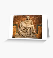 La Pietà by Michelangelo Greeting Card