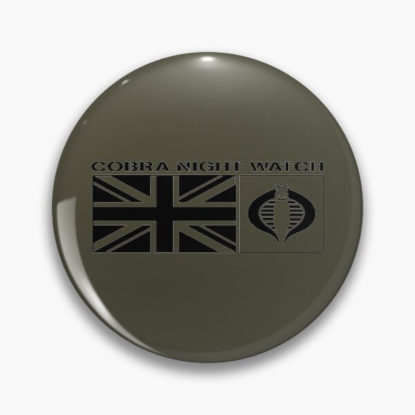 Item preview, Gi Joe Cobra Night Watch British Logo designed and sold by AJ  Liber.