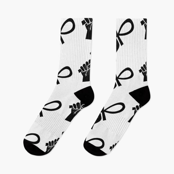 Item preview, Black Power Fist holding Ankh Egyptian Hieroglyph Symbol designed and sold by Andrew Browne.