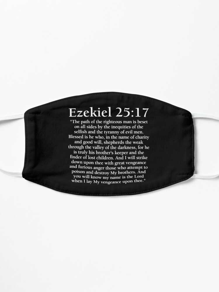 Ezekiel 25:17 - Full Passage Poster for Sale by PKHalford