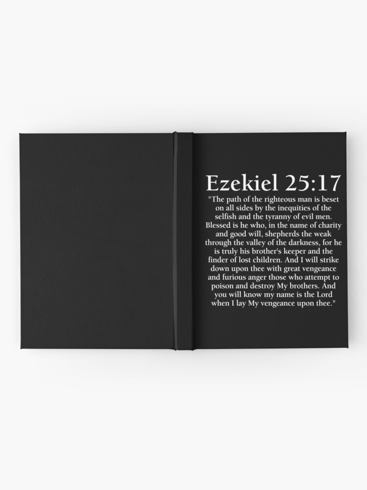 Ezekiel 25:17 - Full Passage Poster for Sale by PKHalford