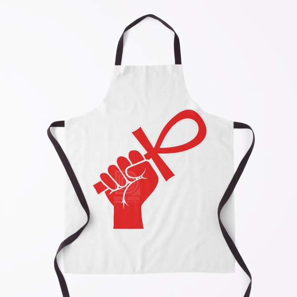 Item preview, Red Power Fist holding Ankh Egyptian Hieroglyph Symbol designed and sold by Andrew Browne.