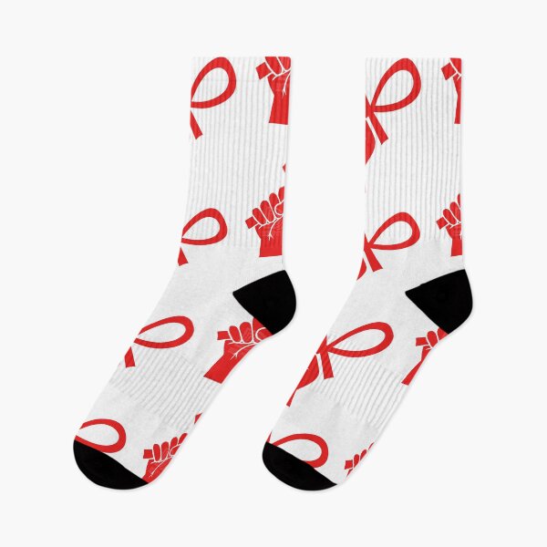 Item preview, Red Power Fist holding Ankh Egyptian Hieroglyph Symbol designed and sold by Andrew Browne.
