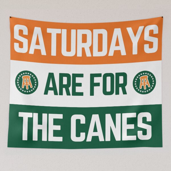 Item preview, Saturdays are for the Canes designed and sold by LemonadeKi.