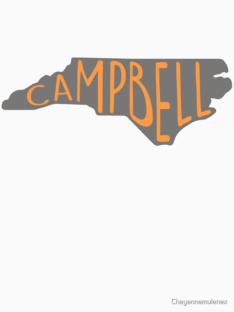 "Campbell University NC Silhouette" Tshirt by Cheyennemulenex Redbubble