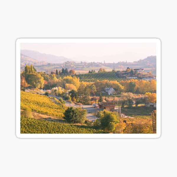 Item preview, View of Vineyards in Autumn designed and sold by Amy Mitchell.