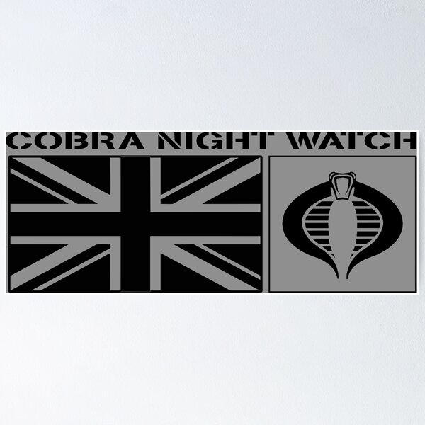 Item preview, Gi Joe Cobra Night Watch British Flag Logo designed and sold by AJ  Liber.