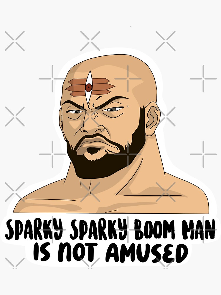 avatar-sparky-sparky-boom-man-combustion-man-sticker-by