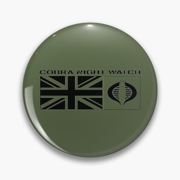 Item preview, Gi Joe Cobra Night Watch British Logo Design designed and sold by AJ  Liber.