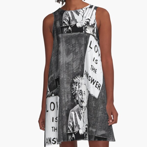 Love is the Answer A-Line Dress