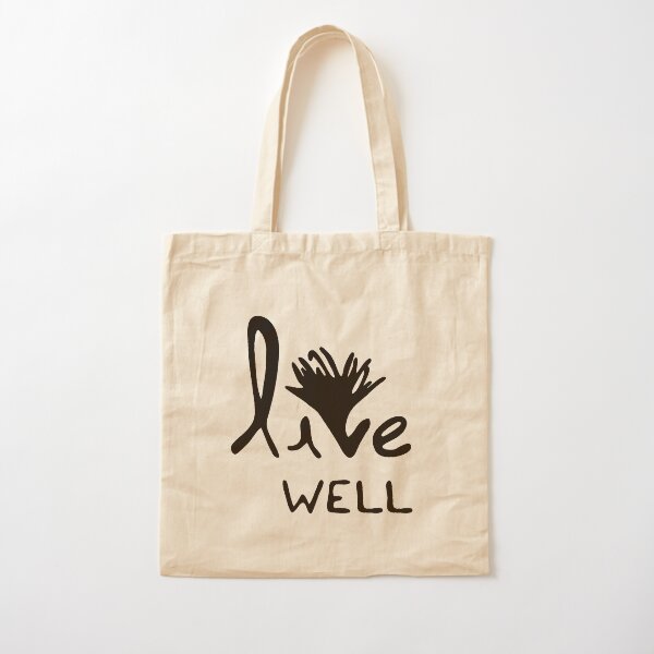 live well Cotton Tote Bag