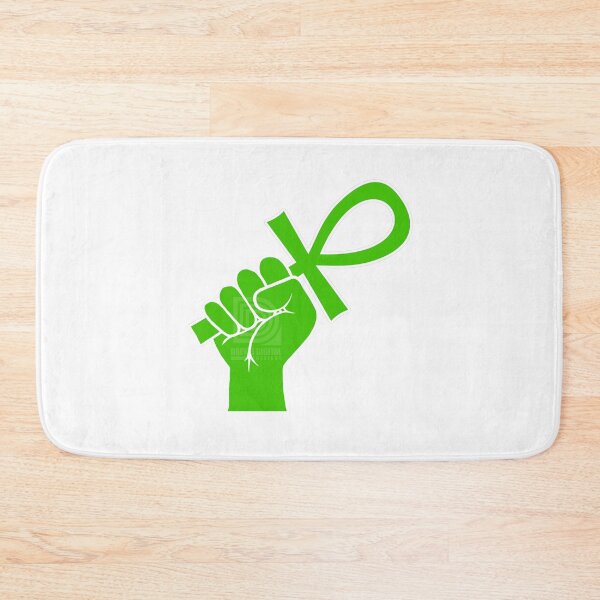 Item preview, Green Power Fist holding Ankh Egyptian Hieroglyph Symbol designed and sold by Andrew Browne.