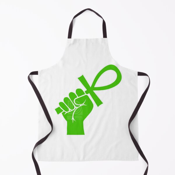 Item preview, Green Power Fist holding Ankh Egyptian Hieroglyph Symbol designed and sold by Andrew Browne.