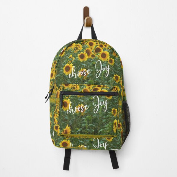 Item preview, Sunflower Field Choose Joy Quote designed and sold by motivateme.