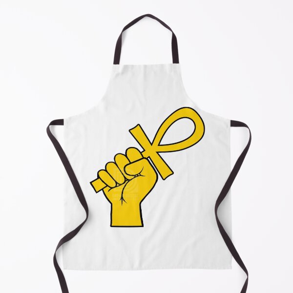 Item preview, Gold Power Fist holding Ankh Egyptian Hieroglyph Symbol designed and sold by Andrew Browne.
