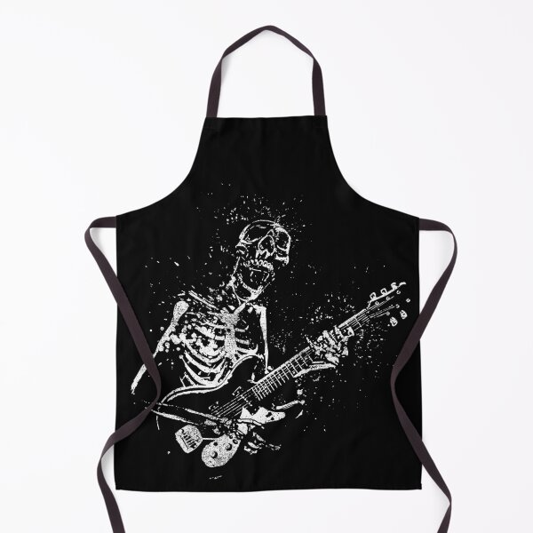 Item preview, Guitar playing rock and roll skeleton designed and sold by CattleandCrow.