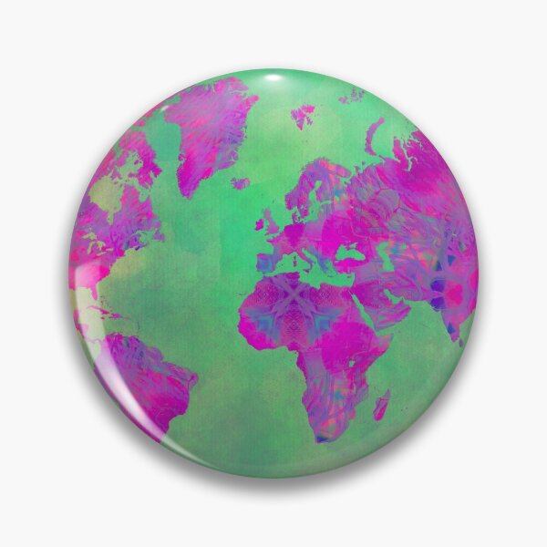 Item preview, world map 117 green purple #map #worldmap designed and sold by JBJart.