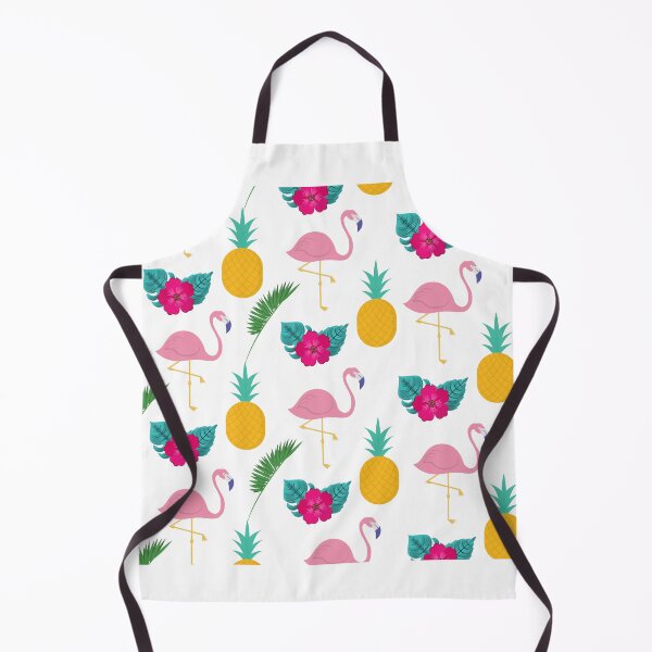 Item preview, Tropical Leaves, Flowers, Flamingos and Pineapples designed and sold by Laurelbdesigns.